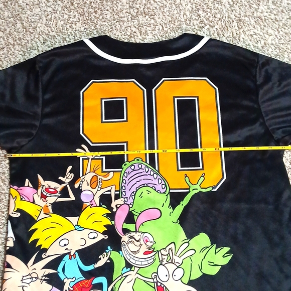 Unisex 90's Nickelodeon Cartoon Graphic jersey - Picture 2 of 13